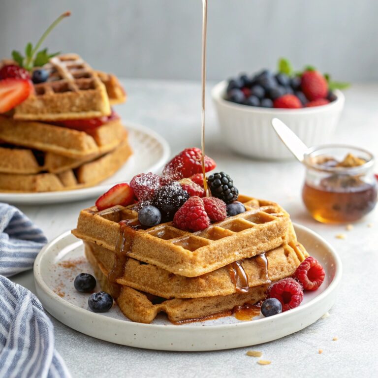 Buttermilk Gingerbread Waffles