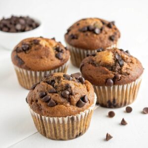 Gemma’s Best-Ever Bakery-Style Double Chocolate Chip Muffins Recipe