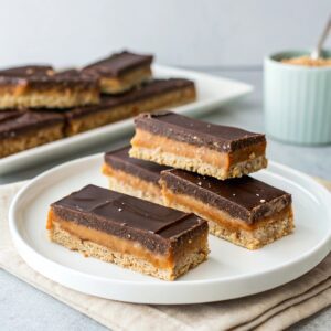 Healthy Homemade Twix Bars Recipe