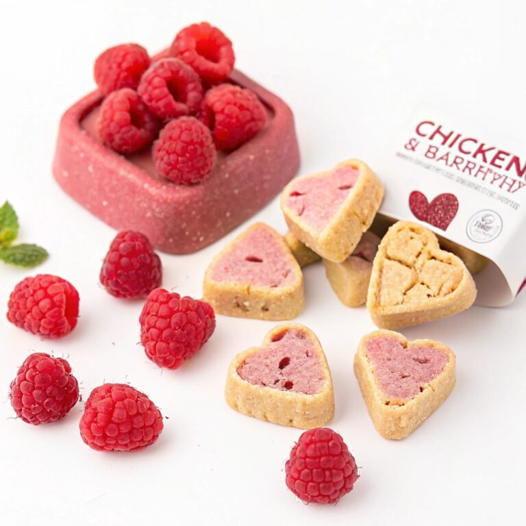 Chicken and Raspberry Dog Treats Recipe