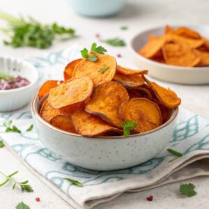 Microwave Sweet Potato Chips (Microwave Snacks) Recipe