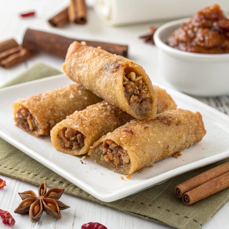Pecan Pie Egg Rolls Recipe