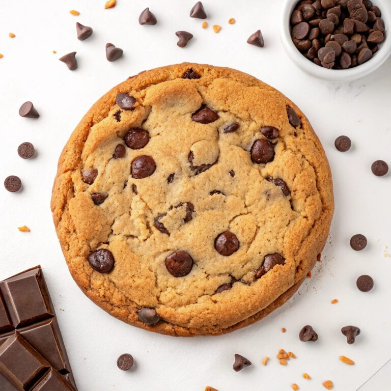 Single-Serving Giant Chocolate Chip Cookies Recipe