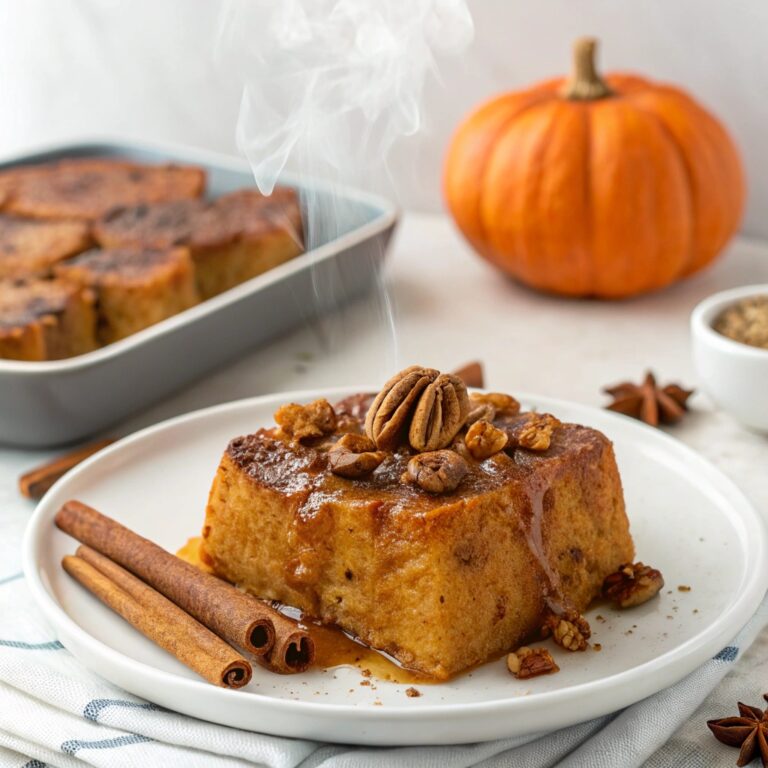Pumpkin Bread Pudding Recipe