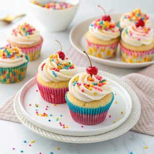 Birthday Funfetti Cupcakes Recipe