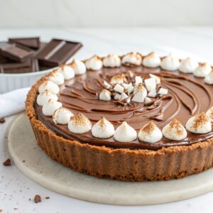 Unbelievable No-Bake Hot Chocolate Pie Recipe