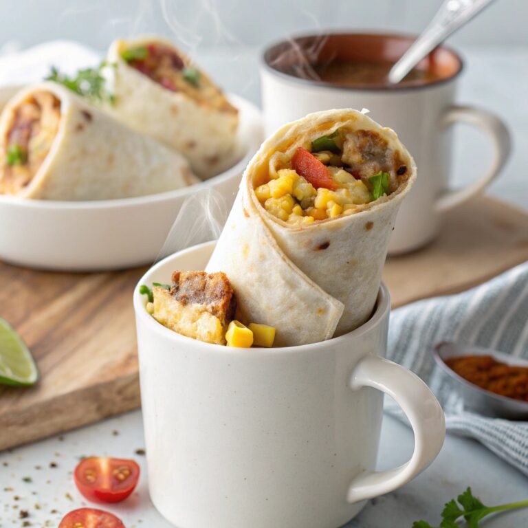 Microwave Breakfast Burrito in a Mug: Mugrito Recipe