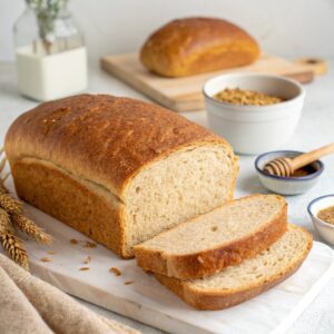 Homemade Whole Wheat Bread for Sandwiches (No Machine) Recipe
