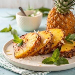 Tropical Roasted Pineapple Recipe