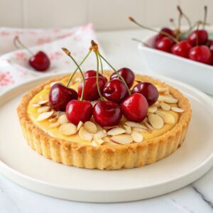 Gluten-Free Cherry and Almond Tart Recipe