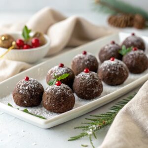 Boozy Holiday Rum Balls Recipe
