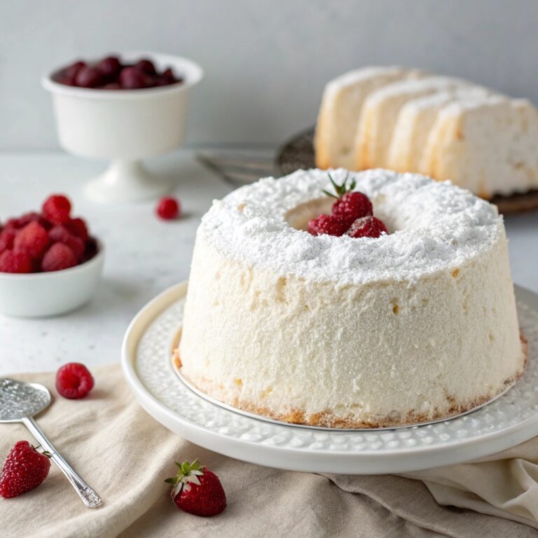 Homemade Angel Food Cake Recipe