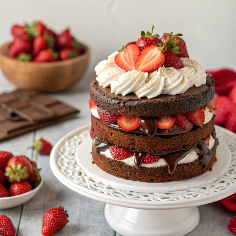Chocolate Strawberry Shortcake Recipe