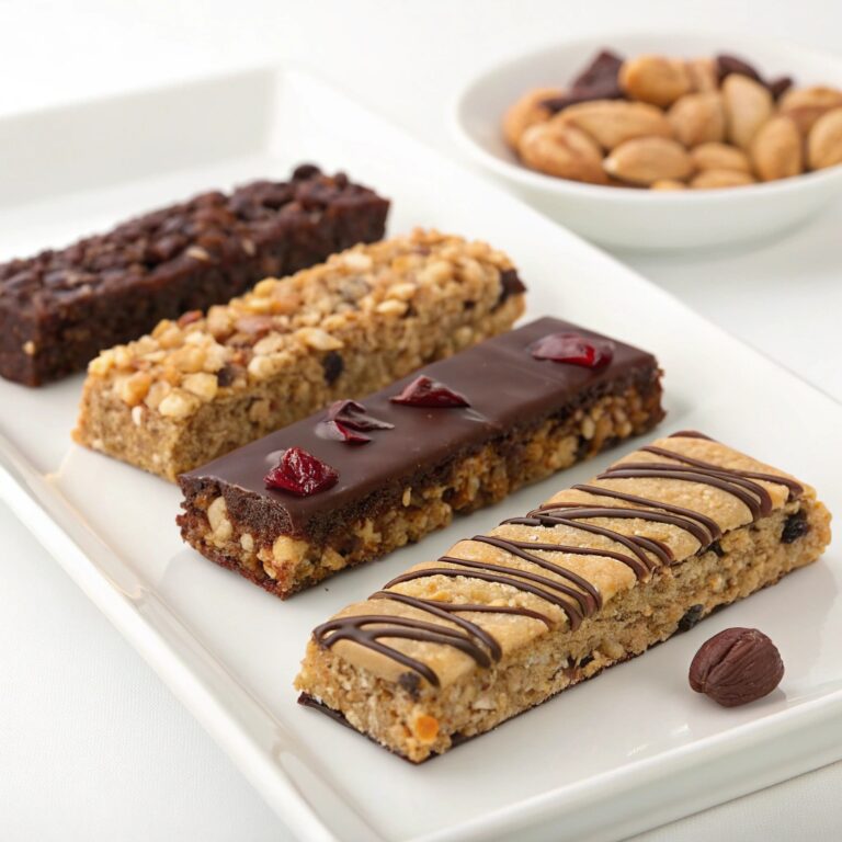 No-Bake Granola Bars (Nut & Raisin, Peanut Butter & Jelly, Double Chocolate) Recipe