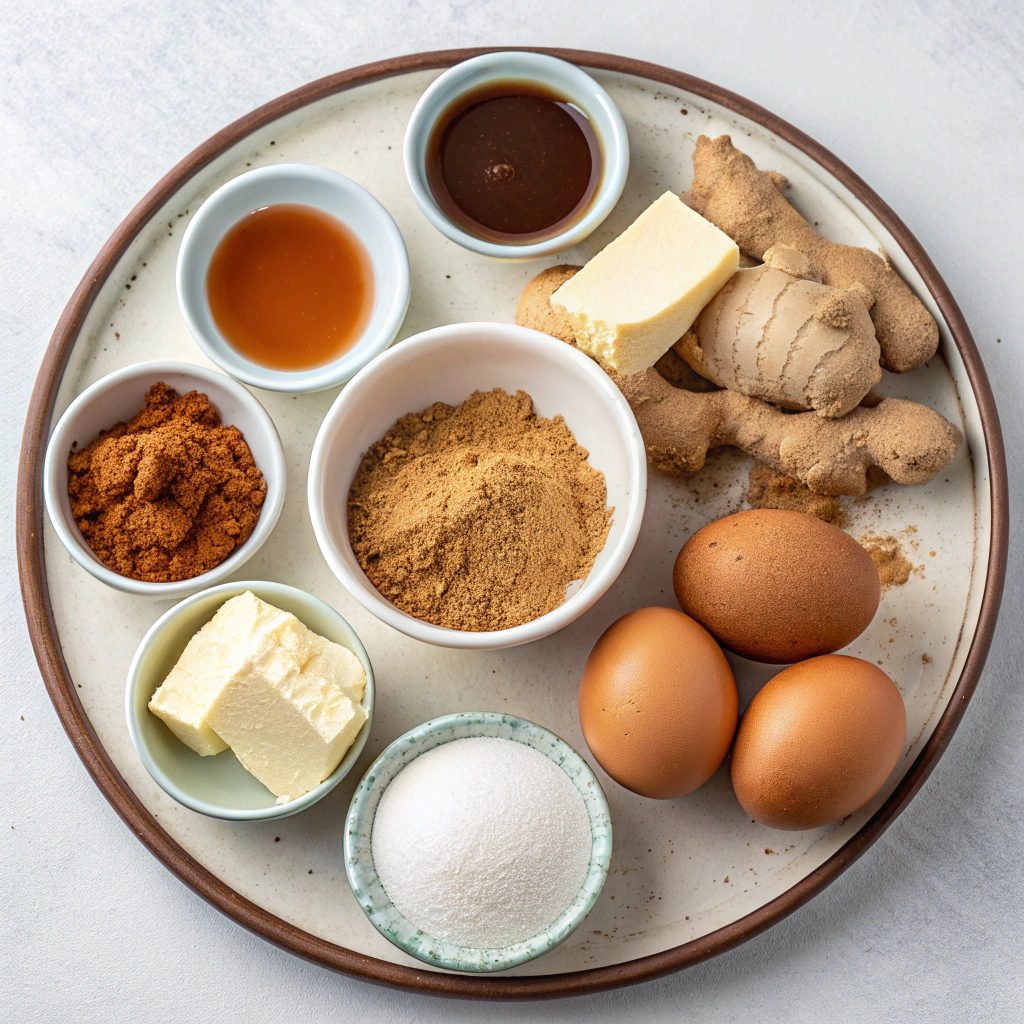 Buttermilk Gingerbread Waffles Ingredients