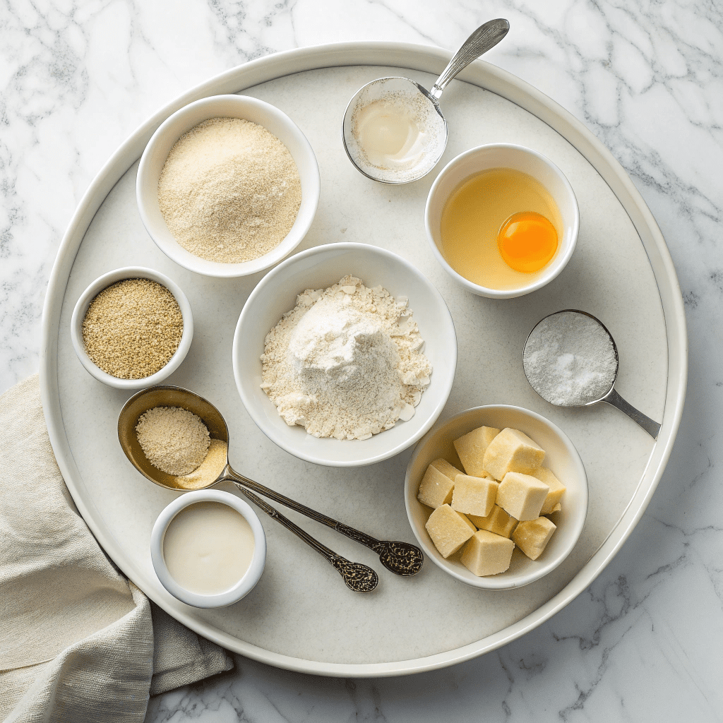 Ingredients for Baked Homemade Beignets