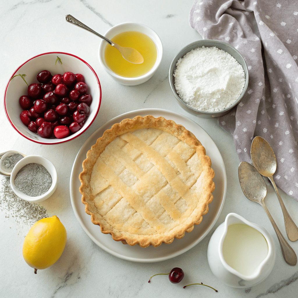 Ingredients for Cherry Hand Pies From Scratch