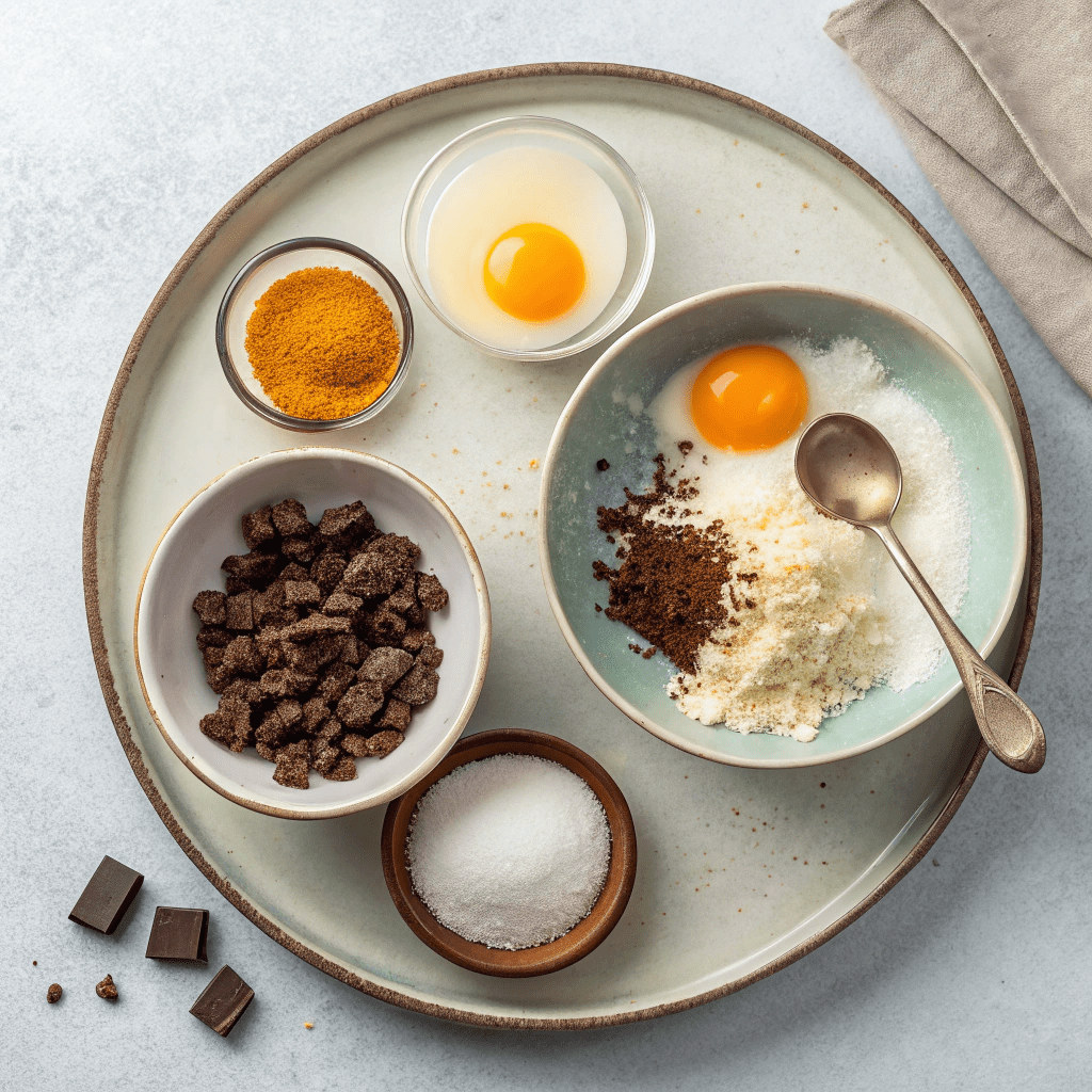 Ingredients for Dark Chocolate and Orange Pot de Crème