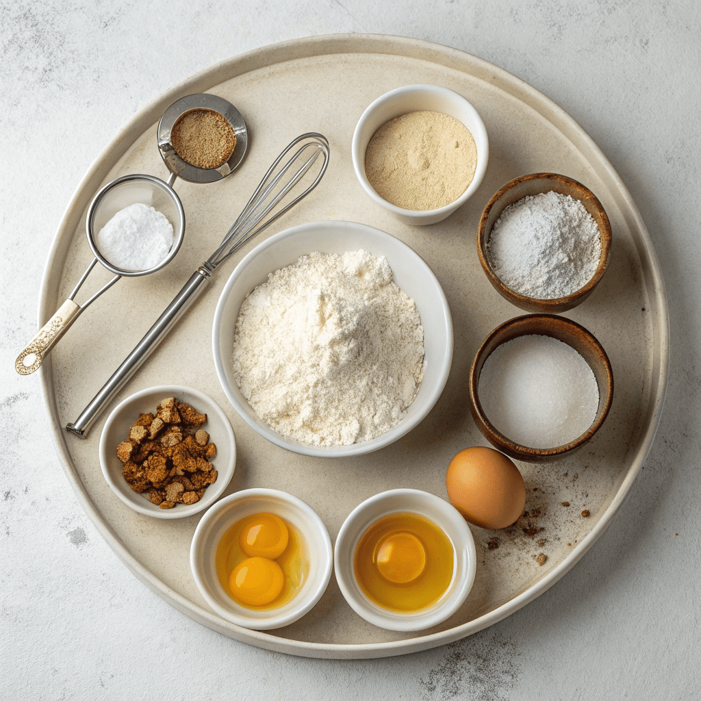 Ingredients for Homemade Angel Food Cake