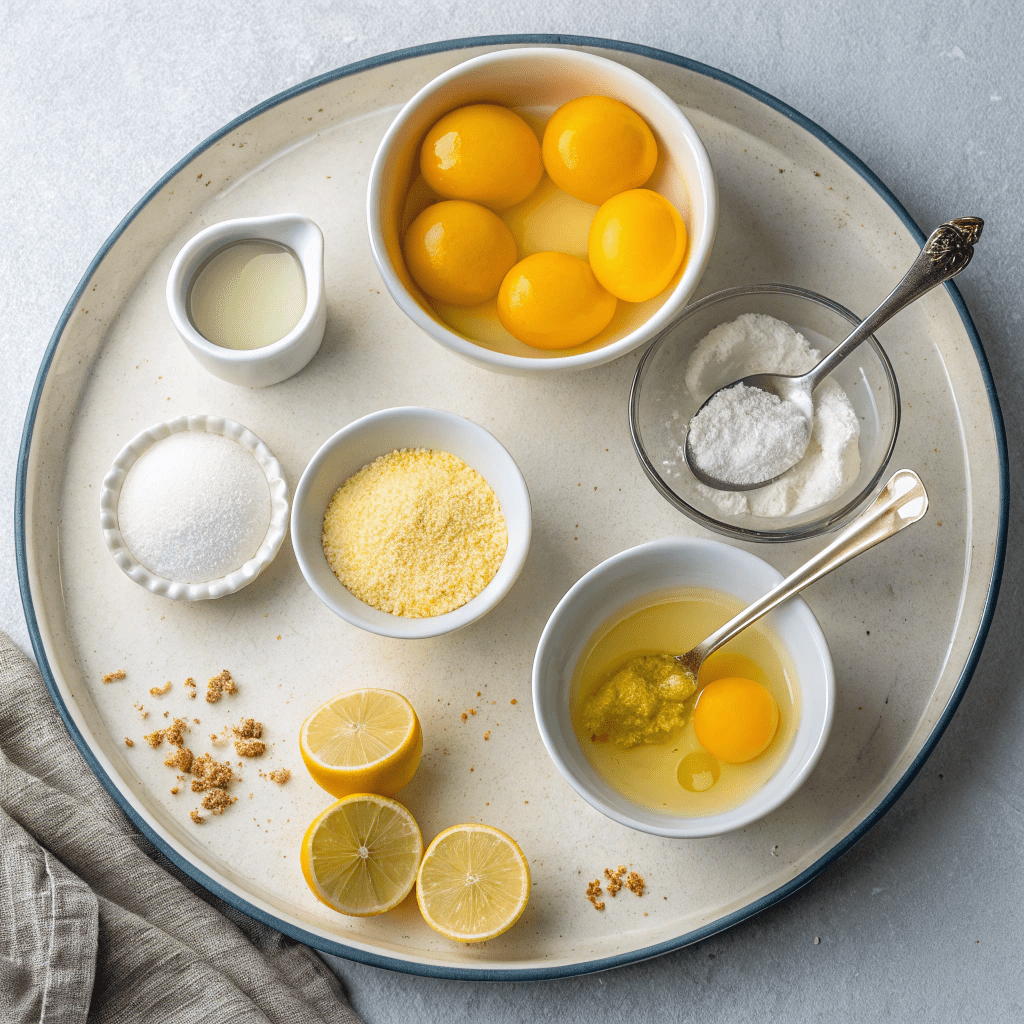 Fresh & Sweet Lemon Semifreddo Ingredients