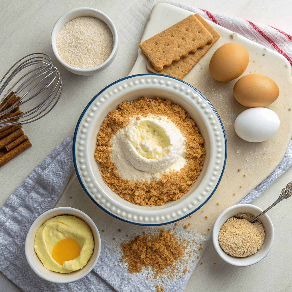Ingredients for 5-Minute Microwave Cheesecake