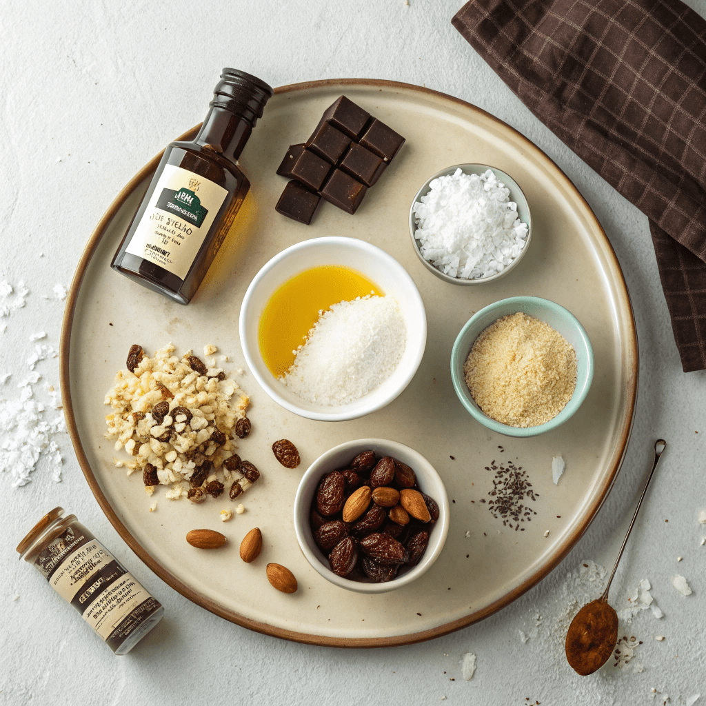 Ingredients for Vegan Chocolate Chip Cookies