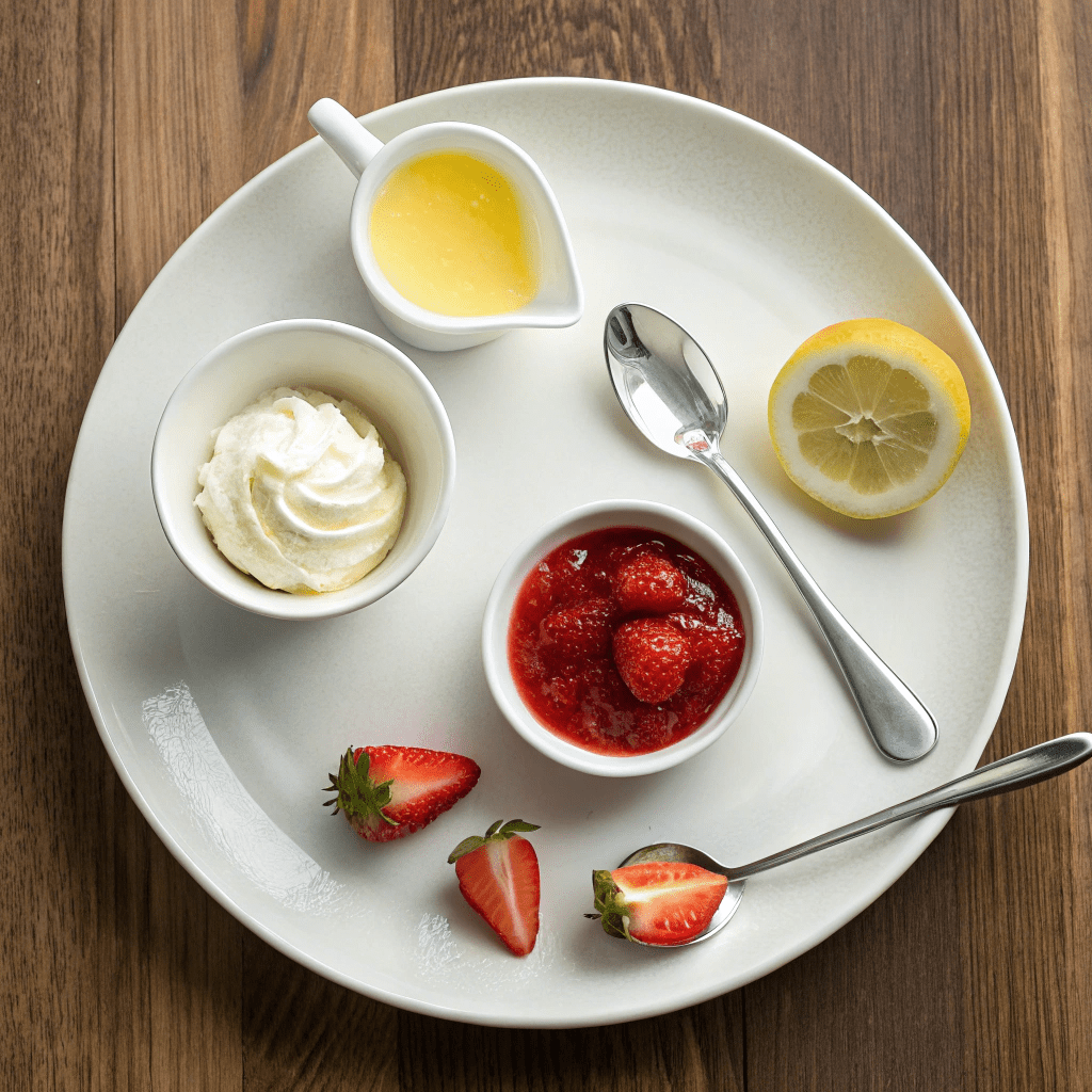 Fresh and Fluffy Strawberry Whipped Cream Ingredients