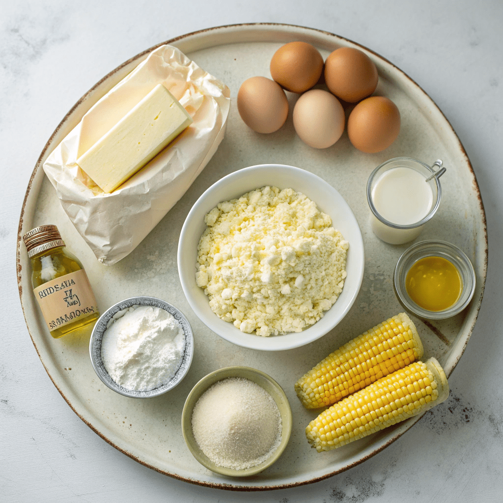 Ingredients for Japanese Cheesecake Simplified