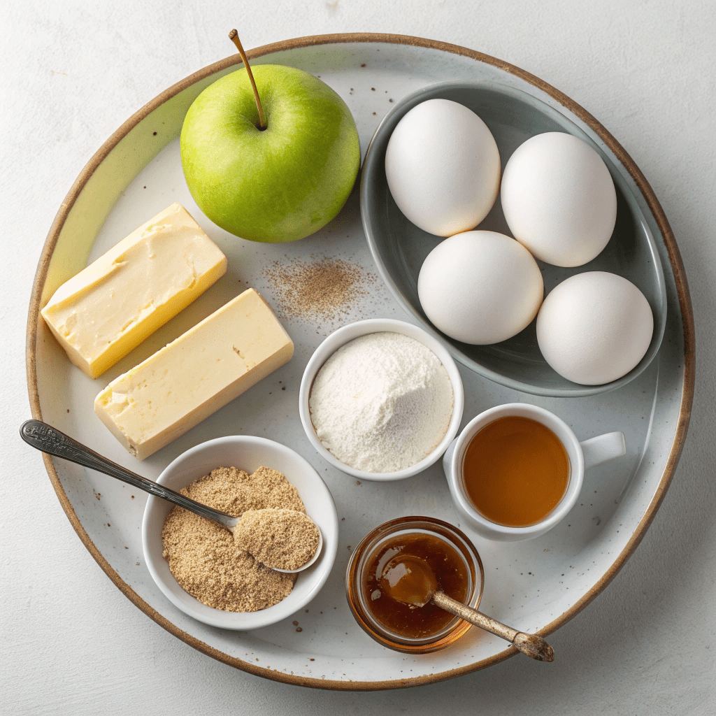 Ingredients for Caramel Apple Cheesecake