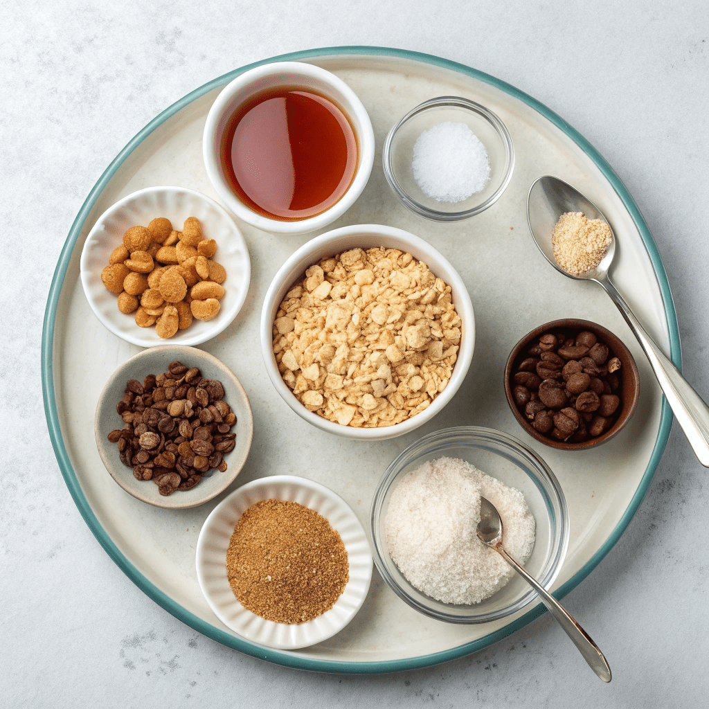 Ingredients for No-Bake Granola Bars