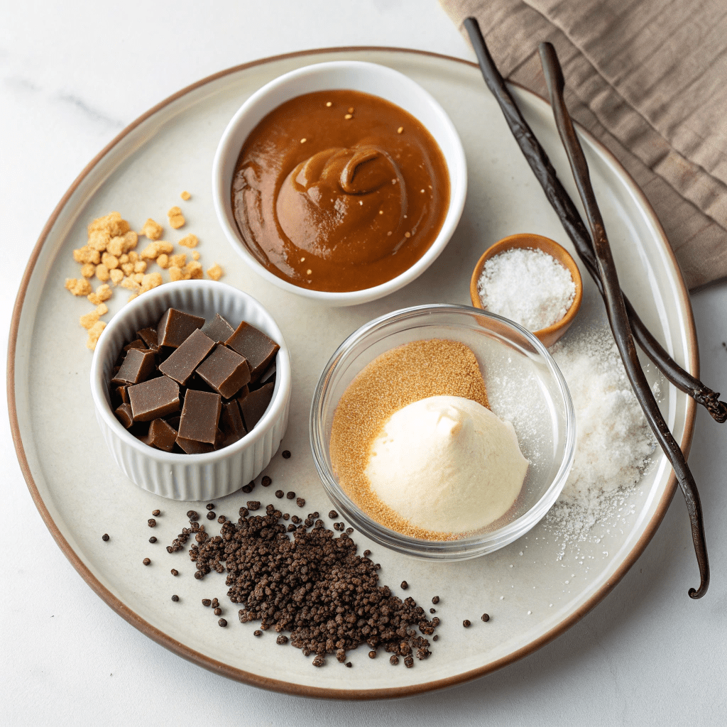 Ingredients for Caramel Filled Chocolates