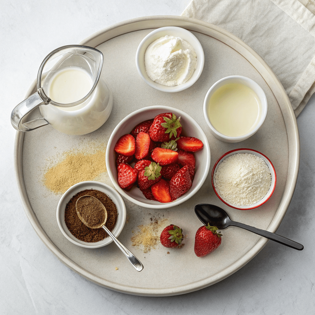 Ingredients for Neapolitan Popsicles