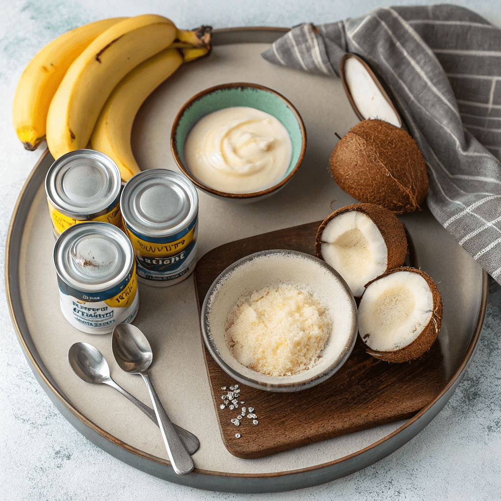 Ingredients for Banana Dairy-Free Ice Cream