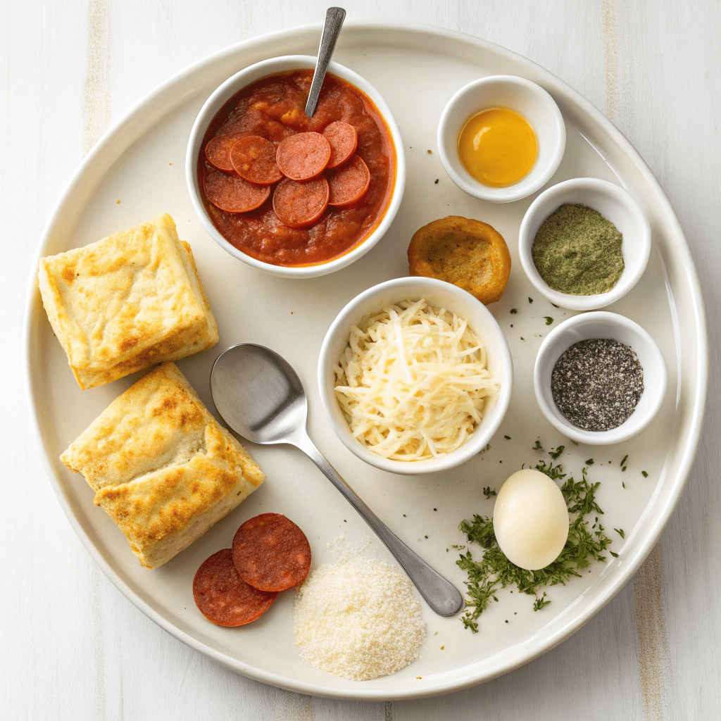 Ingredients for Pizza Savory Pop-Tart
