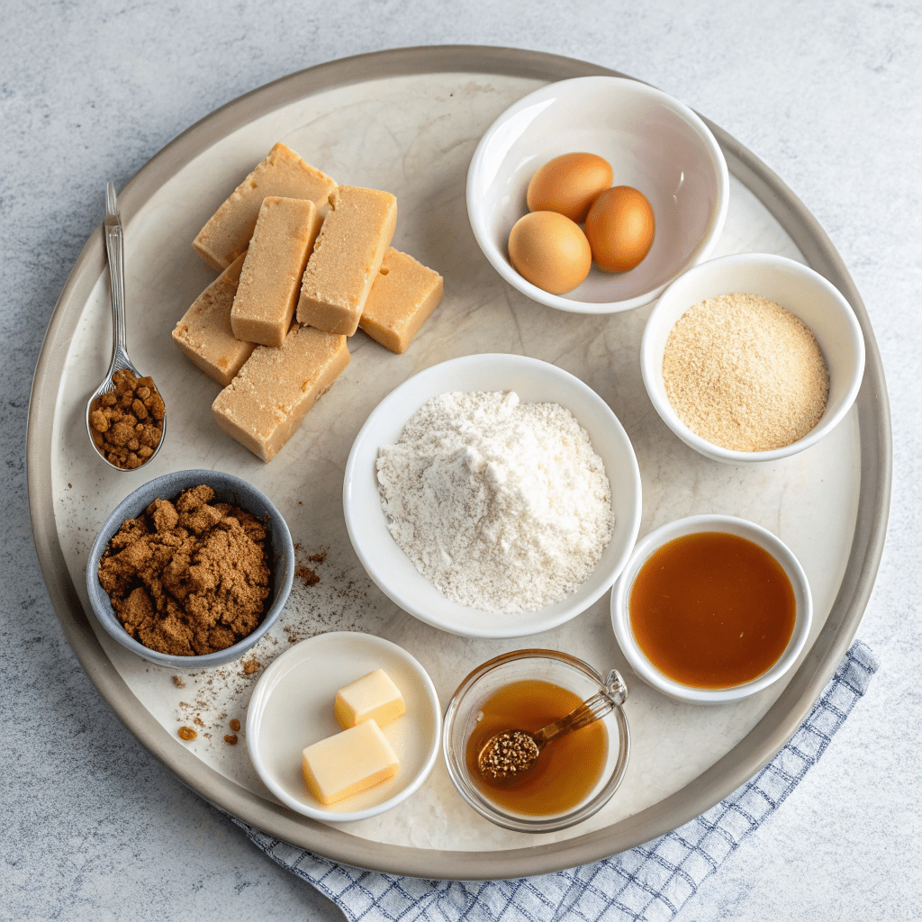 Ingredients for the Best Ever Sticky Buns