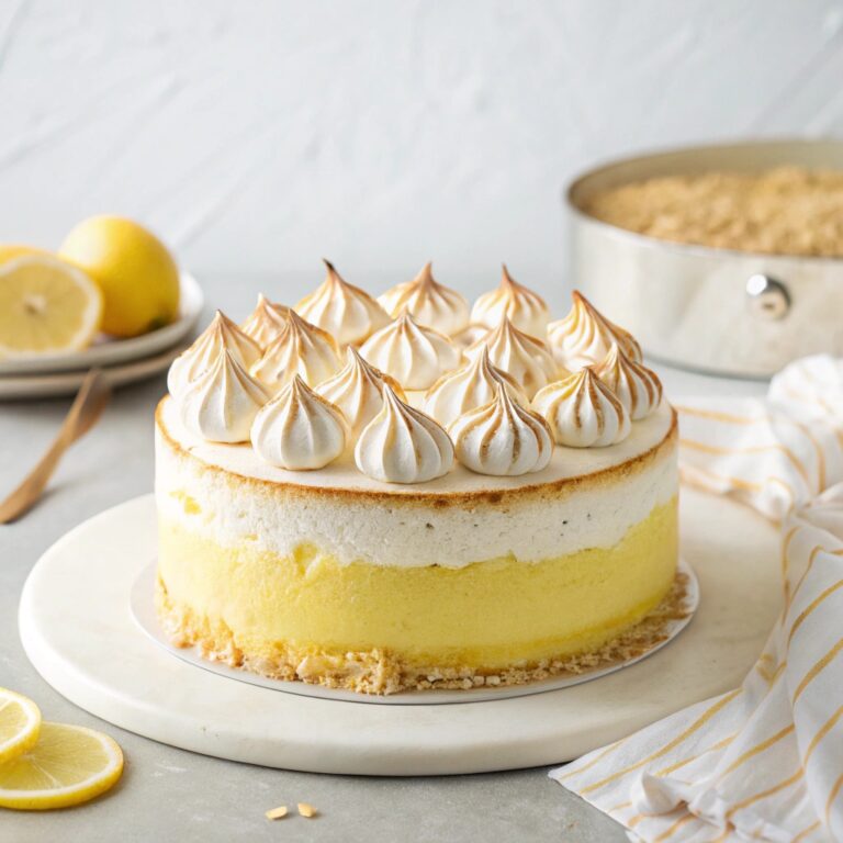 Lemon Meringue Cake Recipe