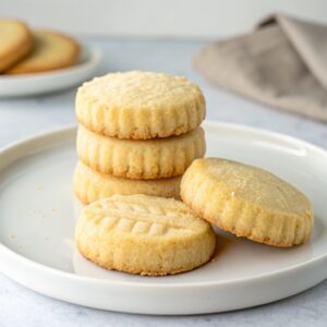 3 Ingredient Shortbread Cookies