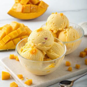 No-Machine Mango Ice Cream Recipe