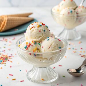 Funfetti Ice Cream (No Machine) Recipe