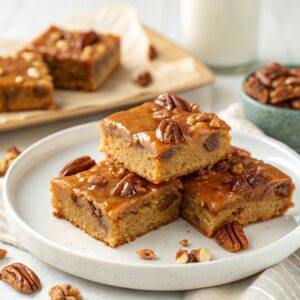 Maple Pecan Blondies Recipe