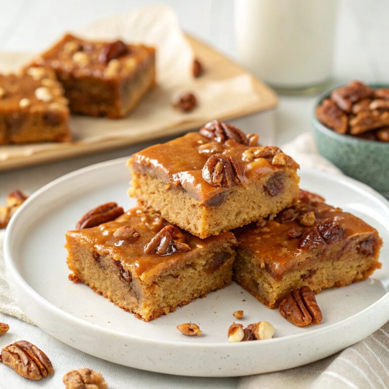 Maple Pecan Blondies Recipe