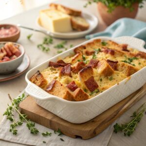 Bacon and Cheese Strata Recipe