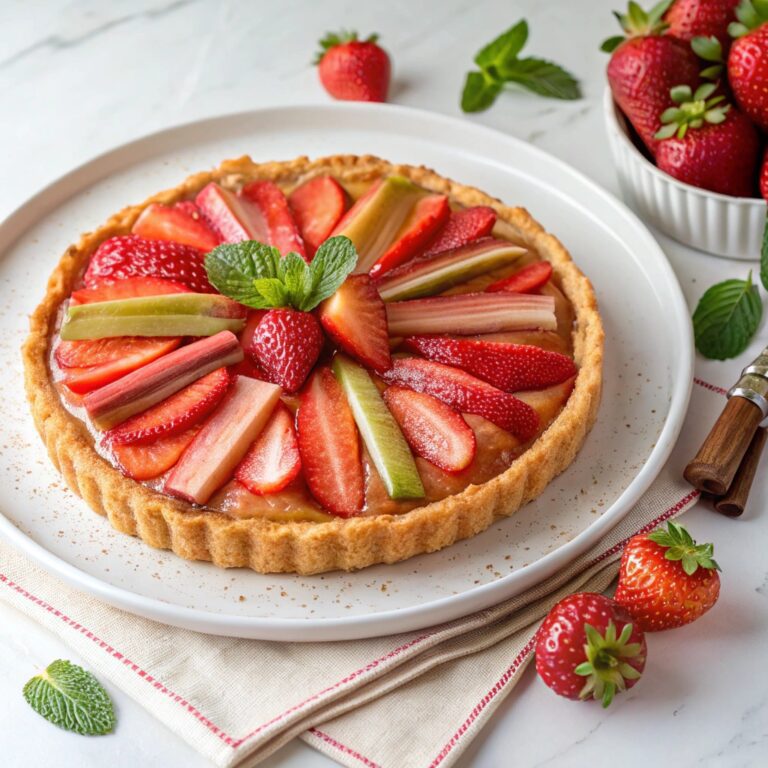 Strawberry & Rhubarb Crostata from Huckleberry Bakery & Cafe Recipe