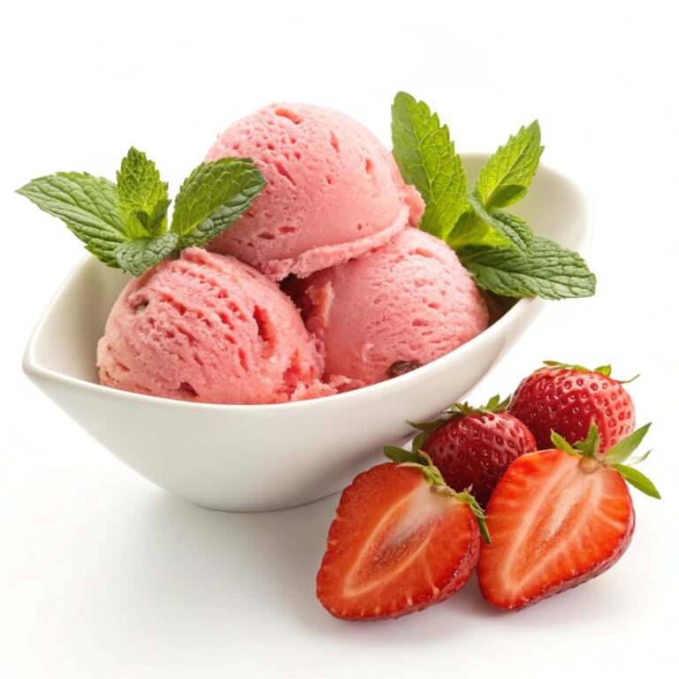 Strawberry & Mint Dairy-Free Ice Cream Recipe
