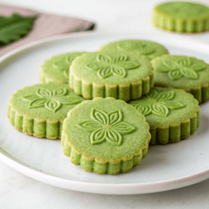 Delicate & Sweet Matcha Shortbread Cookies Recipe