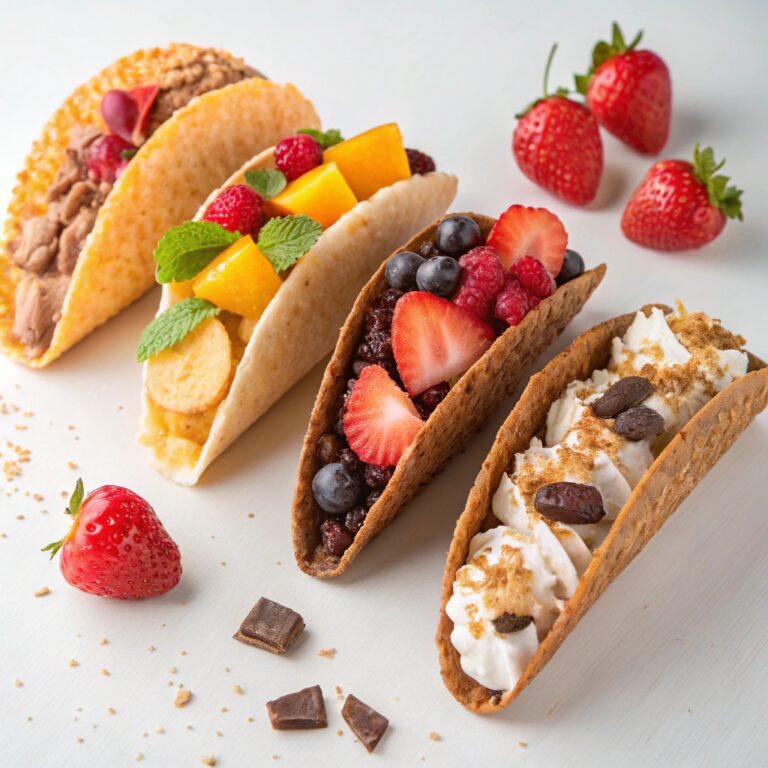 3 Dessert Tacos Recipe