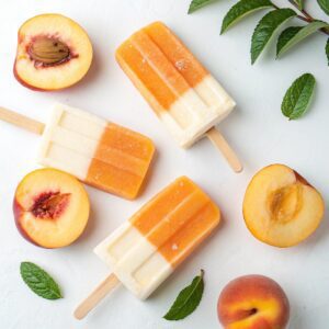 Peaches & Cream Popsicles Recipe