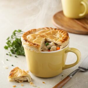 Microwave Chicken Pie in a Mug Recipe