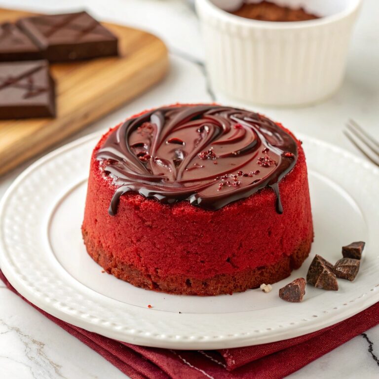 Red Velvet Lava Cake Recipe