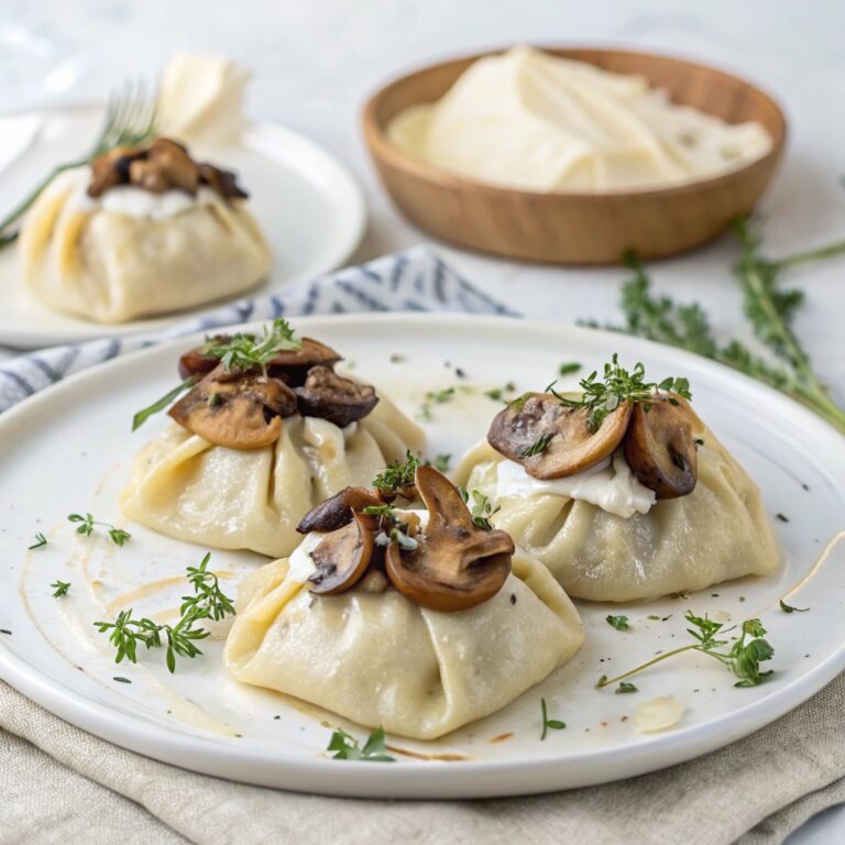 Mushroom, Thyme, and Mascarpone Parcels Recipe